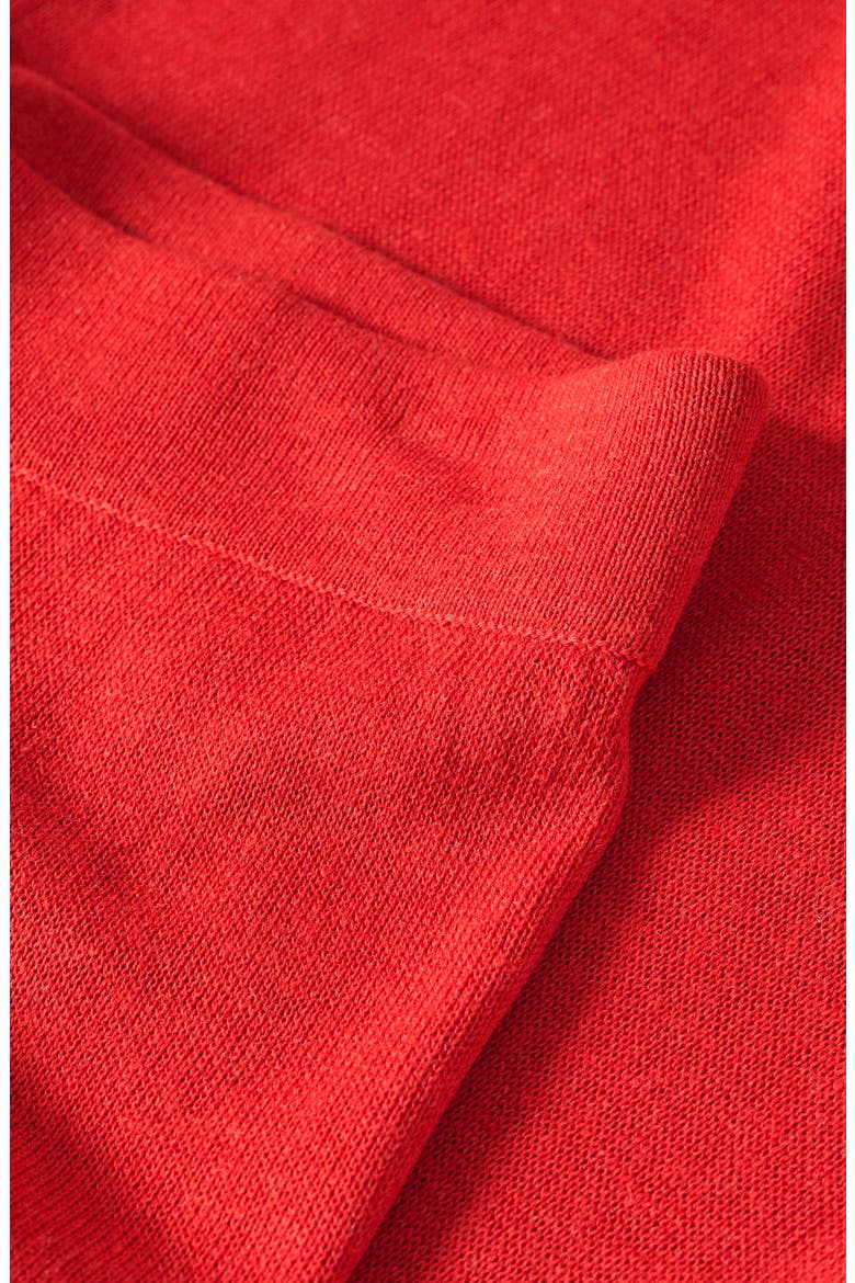 Slit Hem Knit Pants, Alternate, color, STRAWBERRY