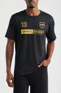 SANTO STUDIO Santo Futbol Tech Logo Graphic T-Shirt