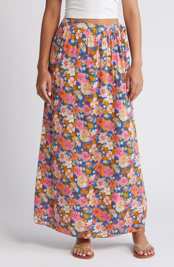 Rip Curl Kamari Floral Wrap Maxi Skirt