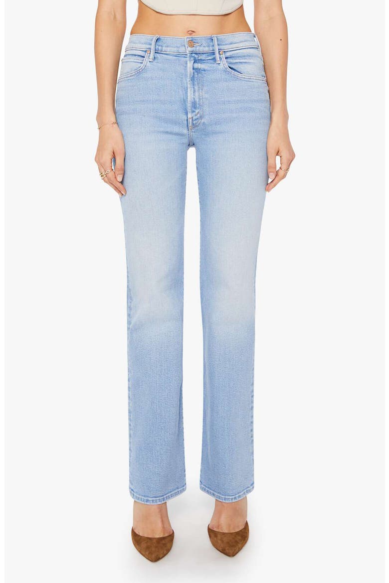 The Kick It High Waist Straight Leg Jeans, Main, color, YOUR TURN