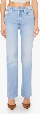 MOTHER The Kick It High Waist Straight Leg Jeans