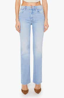MOTHER The Kick It High Waist Straight Leg Jeans