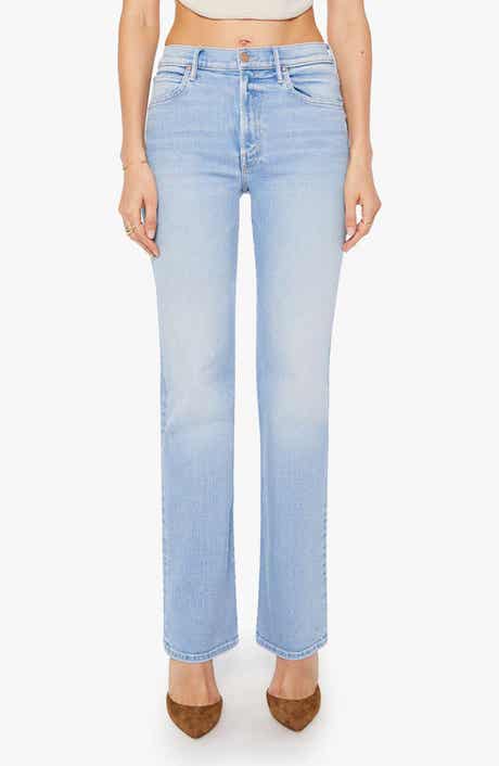 MOTHER The Kick It High Waist Straight Leg Jeans
