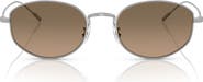Oliver Peoples 51mm Polarized Oval Sunglasses