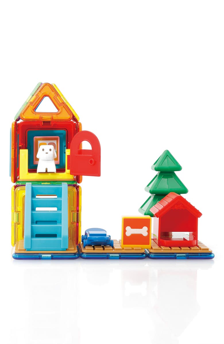 Magformers Milo's Mansion 33-Piece Magnetic Construction Set, Alternate, color,