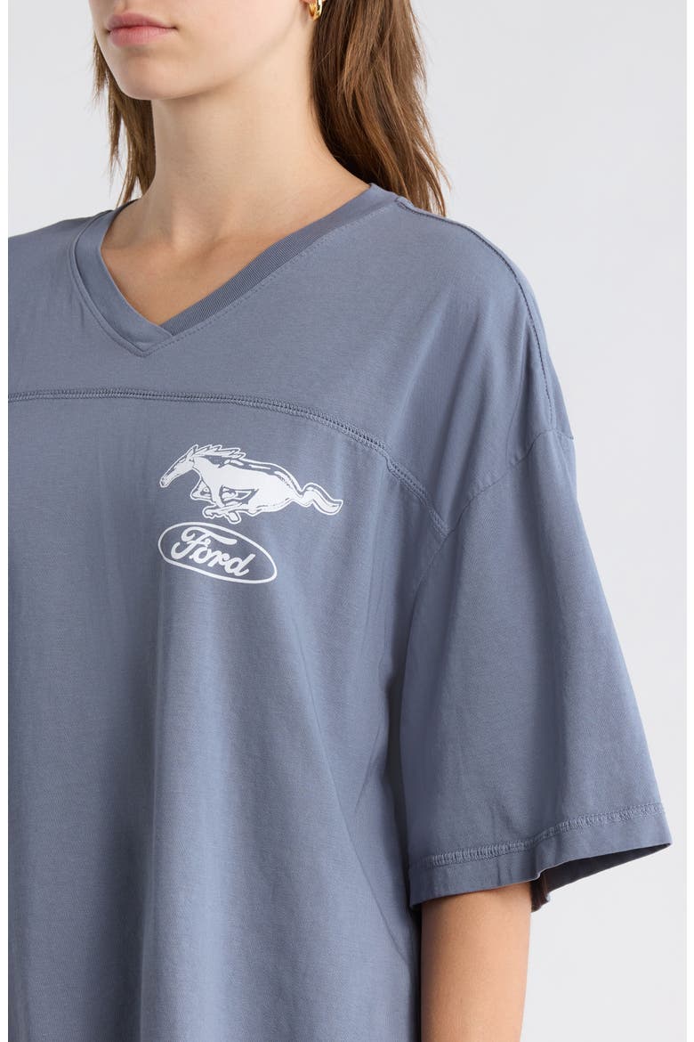 Ford Mustang Graphic Cotton T-Shirt, Alternate, color, DEEP INDIGO