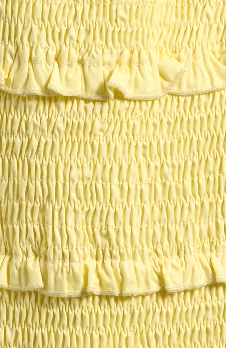 Ava & Yelly Kids' Ruffle Smocked Sundress, Alternate, color, Sunshine Yellow