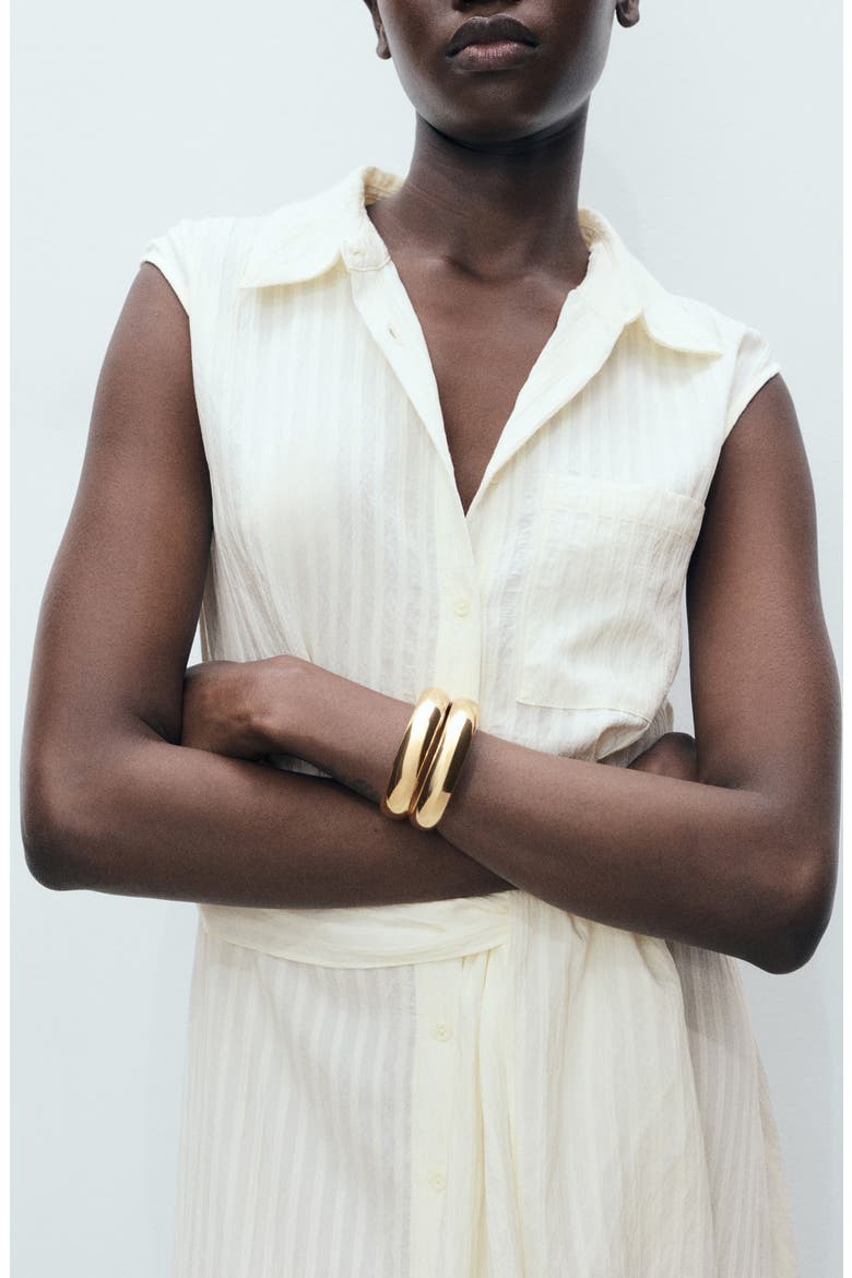 Sero Sleeveless Shirtdress, Alternate, color, ECRU