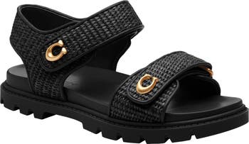 COACH Brynn Canvas Sandal (Women) | Nordstrom
