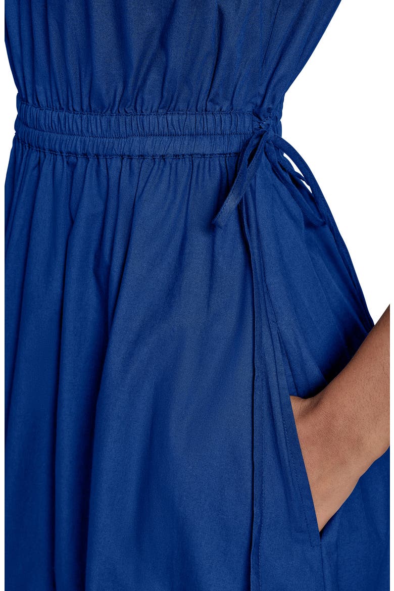 Cutout Cotton Maxi Dress, Alternate, color, REGATTA