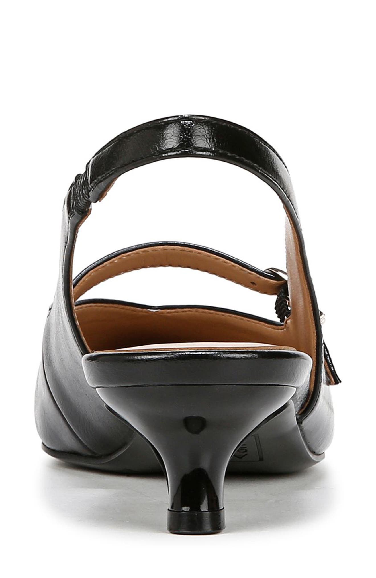Naturalizer Grayson Slingback Mary Jane Flat, Alternate, color, Black