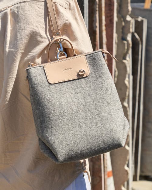 Graf & Lantz Graf Lantz Bedford Merino Wool Midi Backpack In Granite