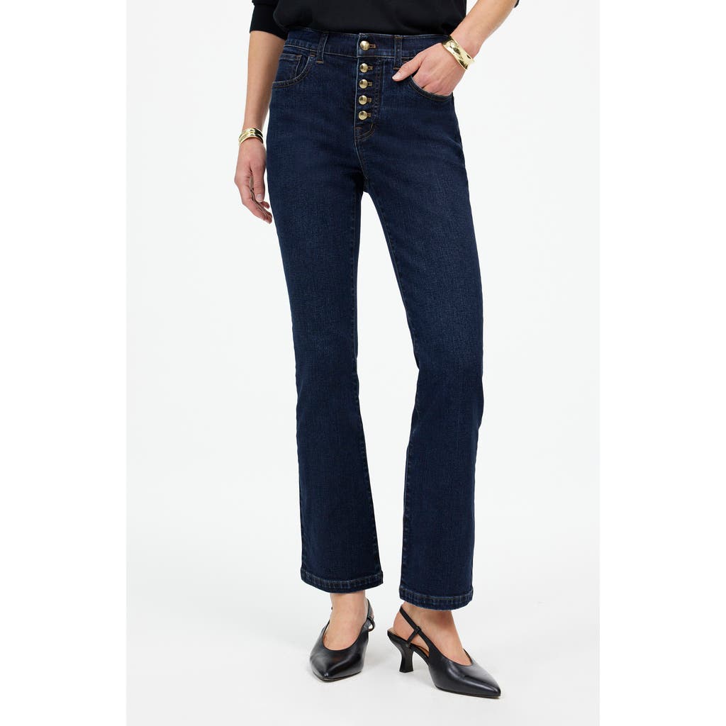 Madewell Kick Out Crop Jeans In Larkspur