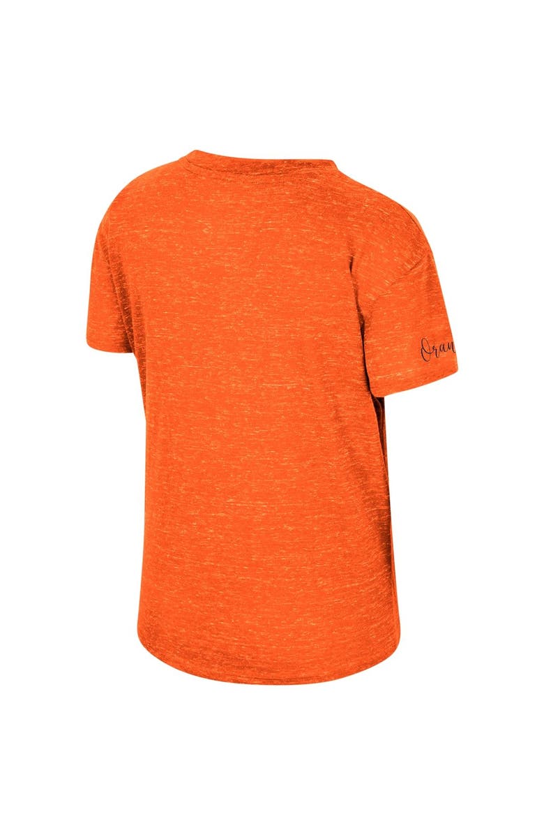 COLOSSEUM Women's Colosseum Orange Syracuse Orange Finalists Tie-Front T-Shirt, Alternate, color,