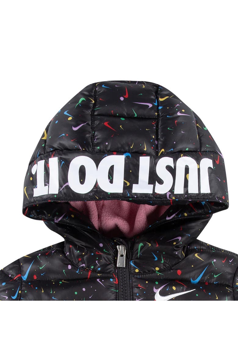 Nike Mid Weight Puffer Jacket, Alternate, color, Black Multi