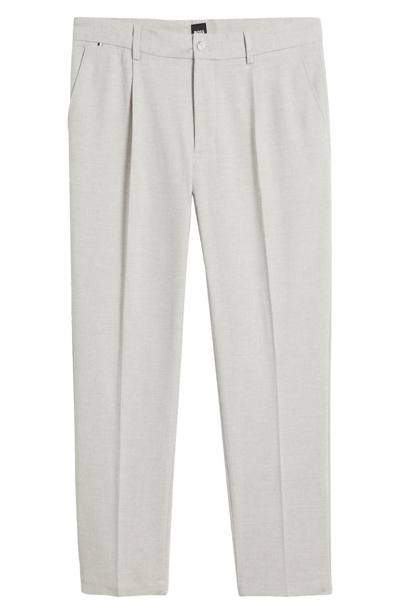 BOSS Kane Pleated Pants, Alternate, color, Open White