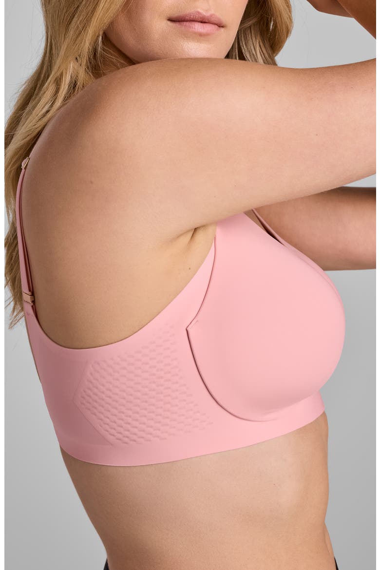 CloudEmbrace Wireless T-Shirt Bra, Alternate, color, PINK CLOUD