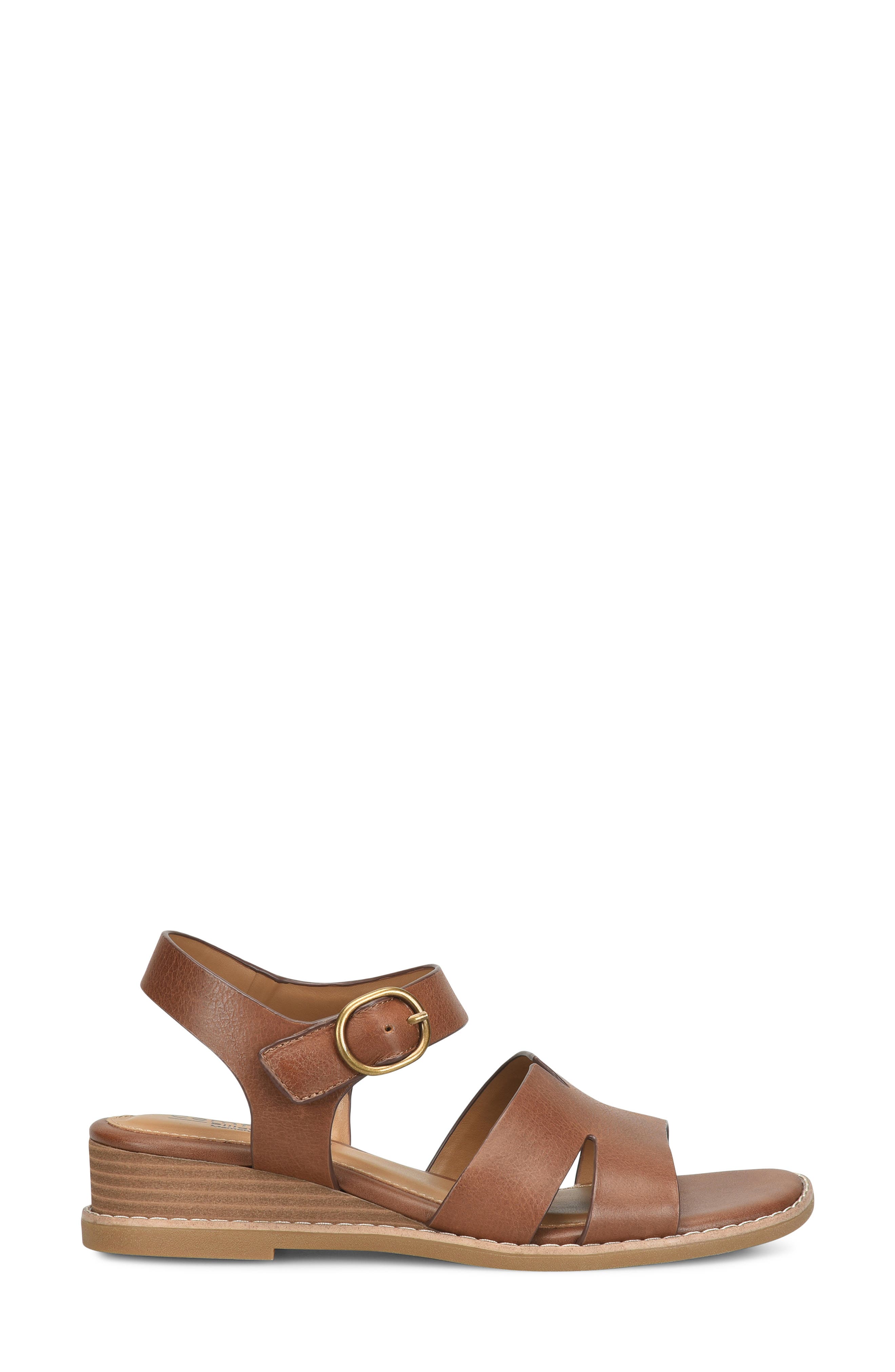 Maira Slingback Wedge Sandal, Alternate, color, GOLDEN BROWN
