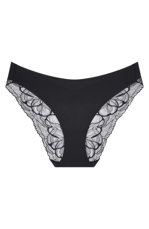 Body MakeUp Illusion Lace Bikini Panties