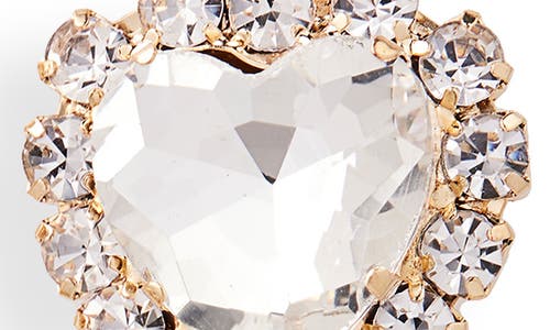 Tasha Crystal Heart Linear Drop Earrings In Gold