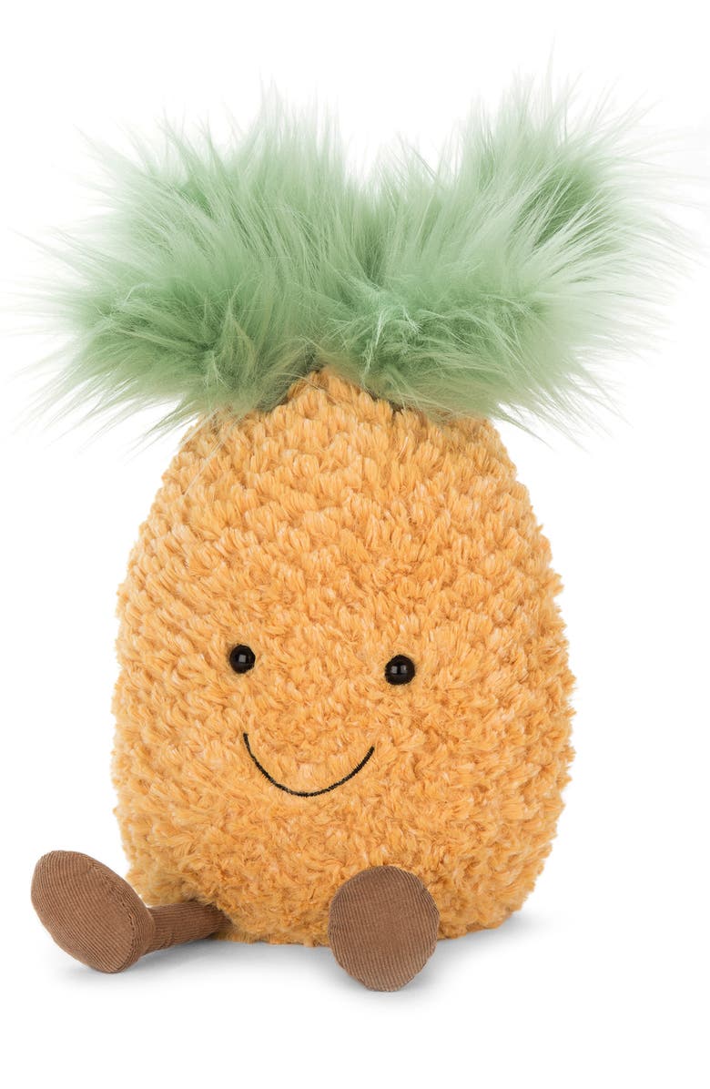 Jellycat Amuseable Pineapple Plush Toy, Main, color, 