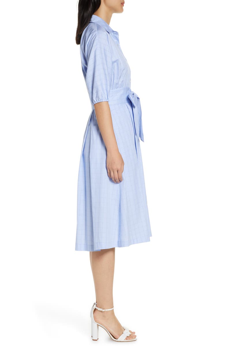 Eliza J Short Sleeve Shirt Dress, Alternate, color, 