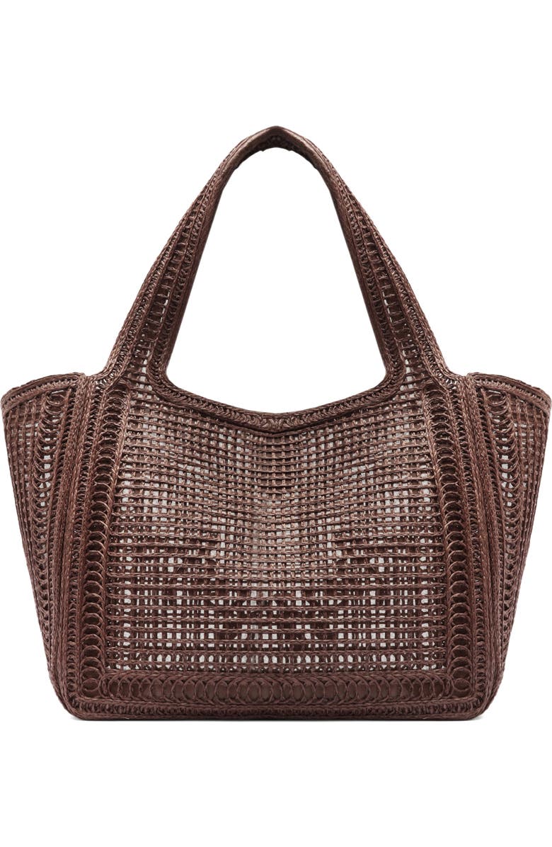 Arezzo Large Isla Shopping Bag, Alternate, color, New Cocoa/ New Cocoa