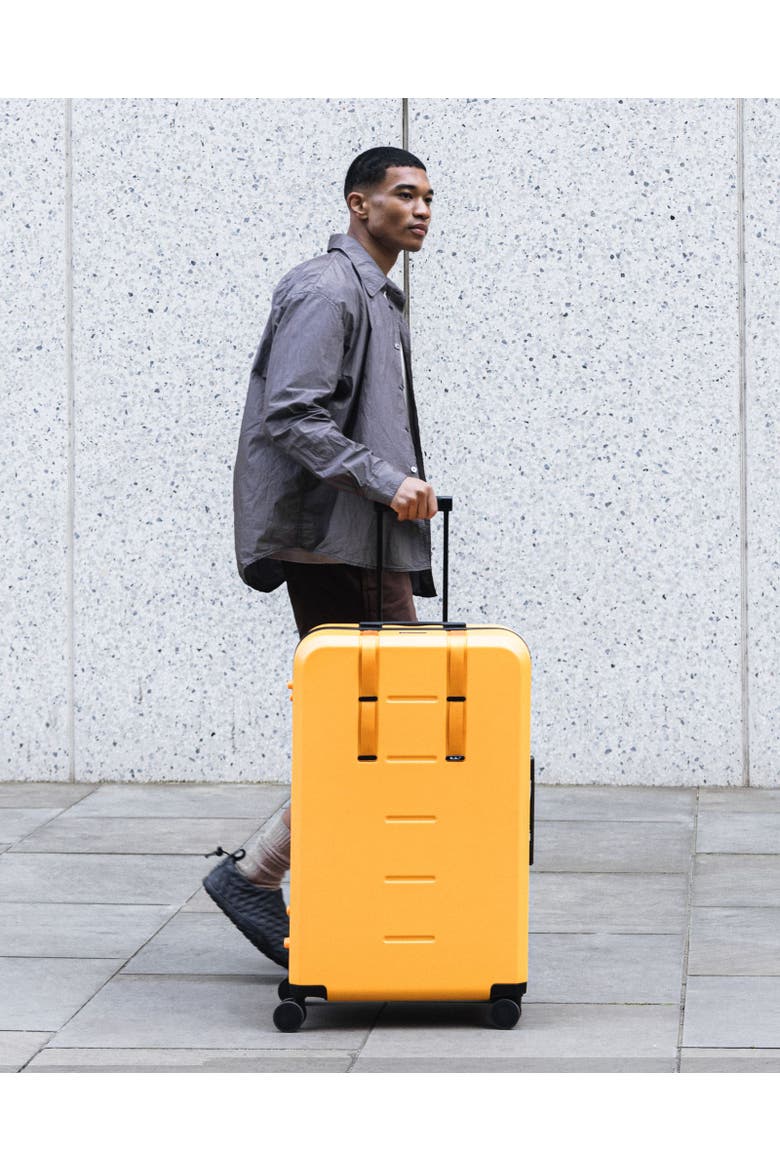 Ramverk Compact Hard-Shell 31 Inch Checked Luggage Spinner With Zipper, Alternate, color, Parhelion Orange