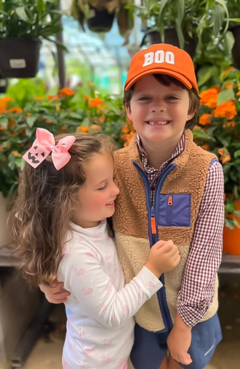 Bits & Bows BOO Halloween Twill Baseball Hat, Alternate, color, 