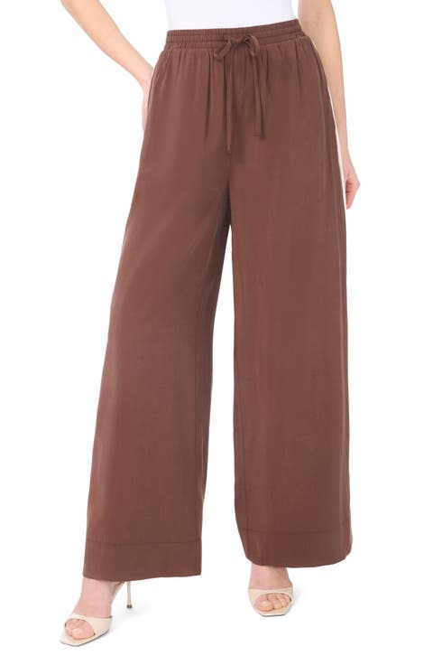 Wide Leg Drawstring Pants