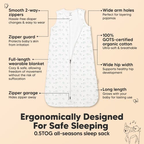 Keababies 2-pack Snooze Sleep Sacks In Bunnies