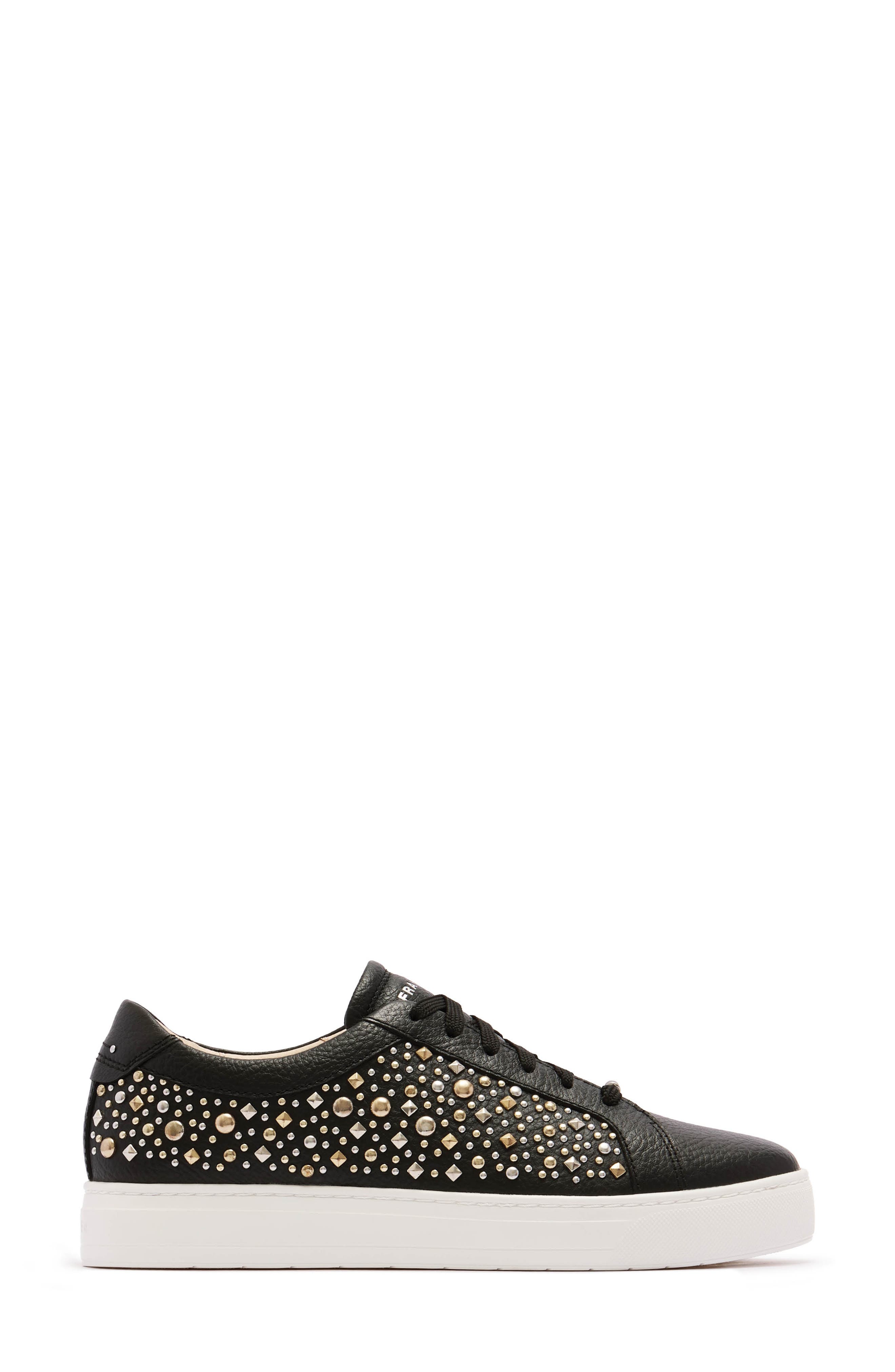 FRANKIE4 Mim V Stud Sneaker, Alternate, color, Black Rock Stud