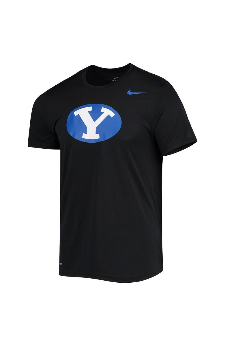 Nike Men's Nike Black BYU Cougars School Logo Legend Performance T-Shirt, Alternate, color, 