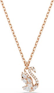 Swarovski Swan Pendant Necklace