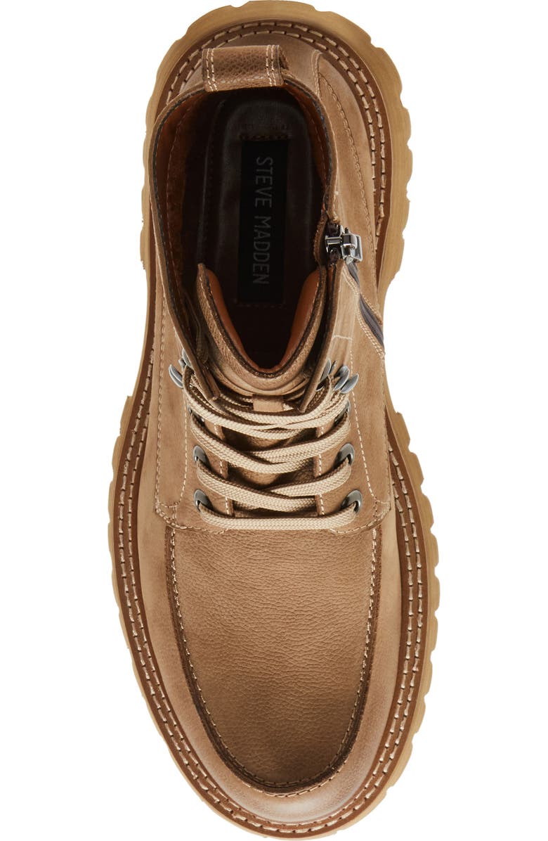 Steve Madden Walvia Lace-Up Boot, Alternate, color, Wheat