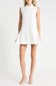 Simkhai Maggy Pleated Sleeveless Minidress