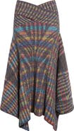 Paolina Russo Warrior Crossover Rib Wool Sweater Skirt