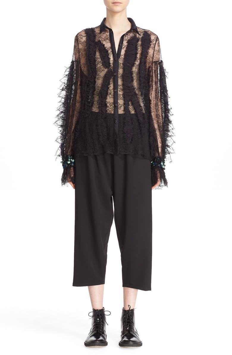 Koché Crop Pants, Alternate, color, 