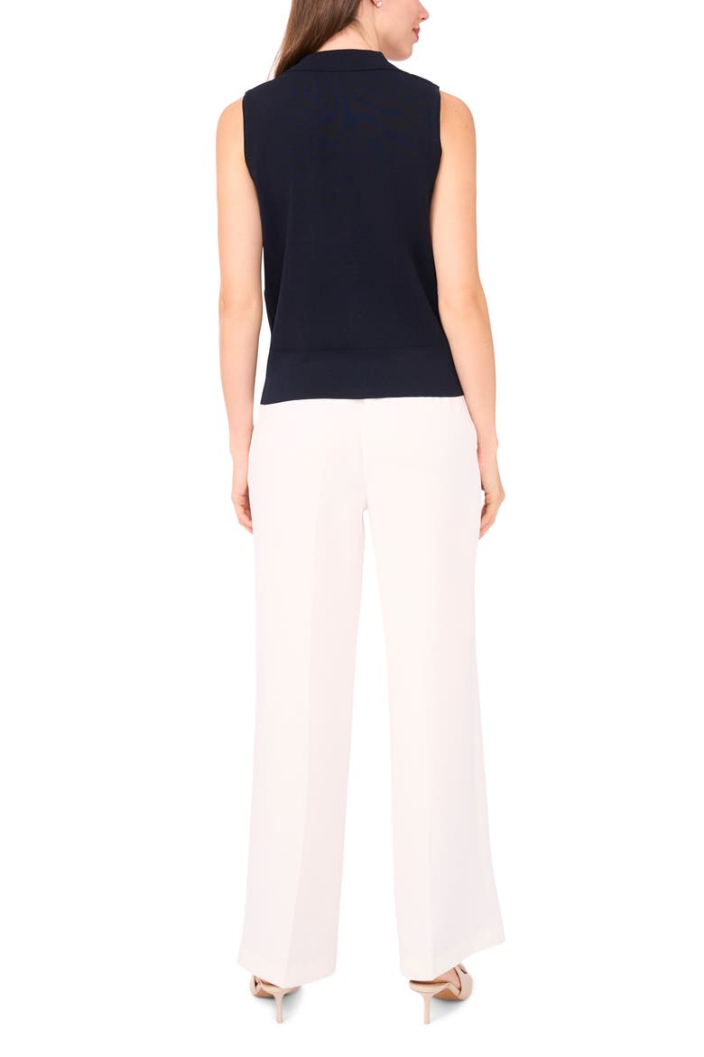 Lapel Collar Sweater Vest, Alternate, color, NAVY DEPTHS