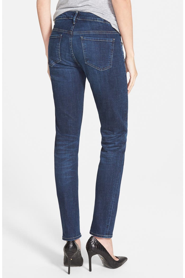 'Arielle' Mid Rise Skinny Jeans (Nordstrom Exclusive), Alternate, color, OCEAN