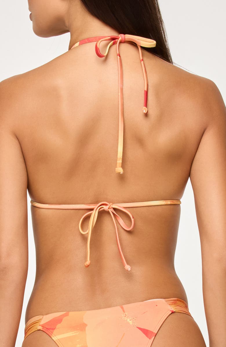 LSPACE Sofia Triangle Bikini Top, Alternate, color, Native Poppies