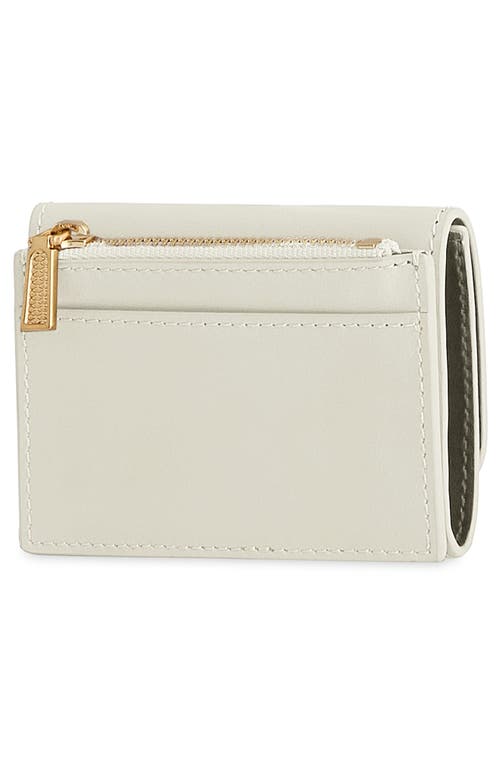 Rebecca Minkoff Insider Compact Leather Wallet In Porcelain