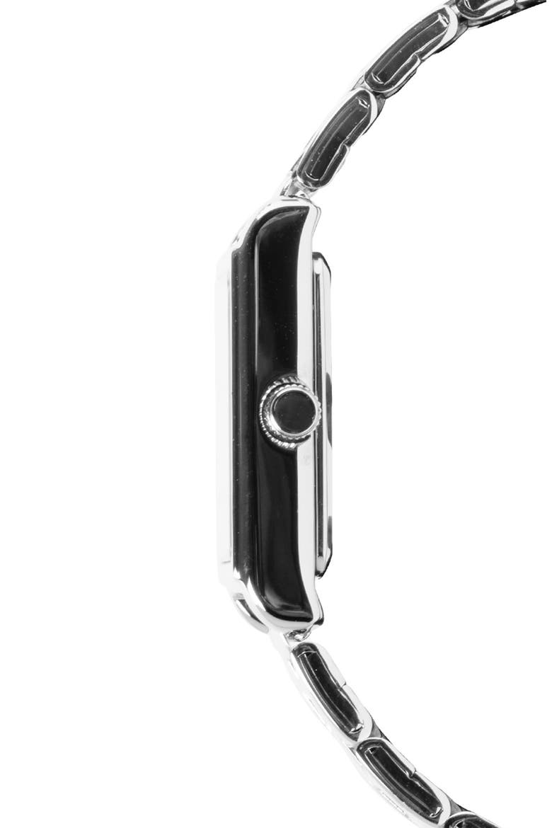 Tank Bracelet Watch, 21mm x 32mm, Alternate, color, SILVER
