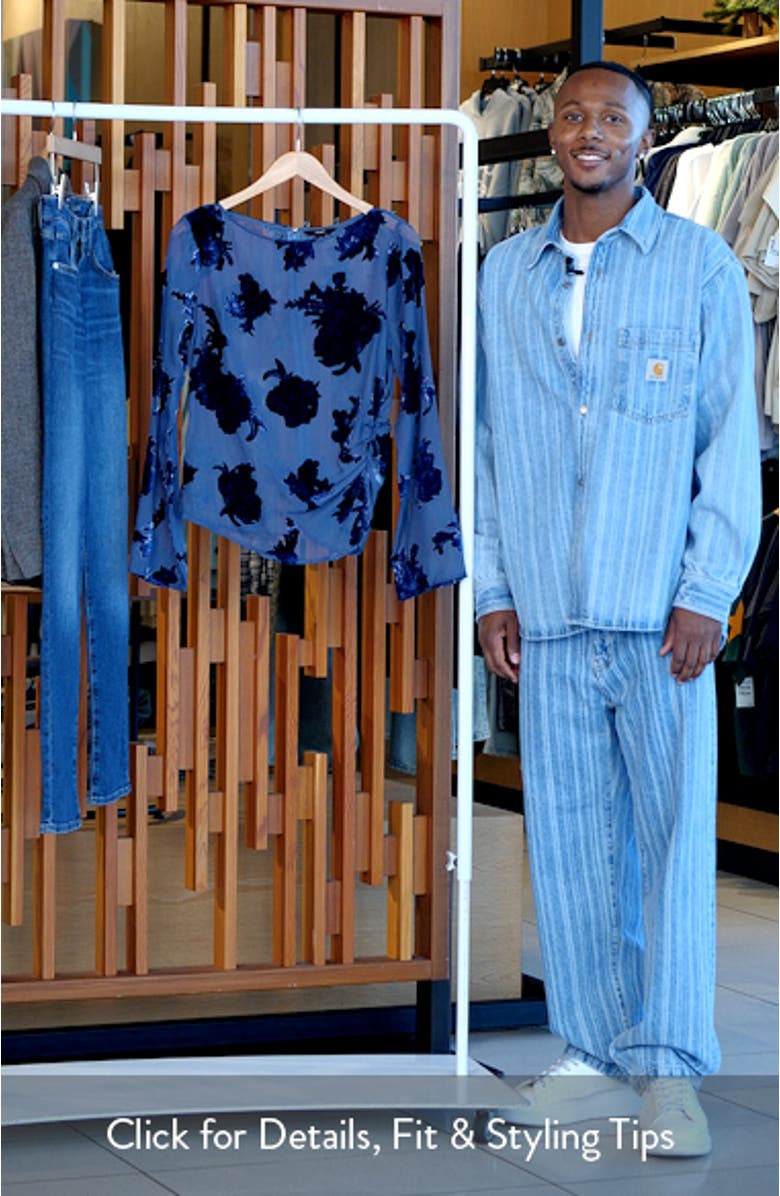 Flocked Mesh Top, sales video thumbnail