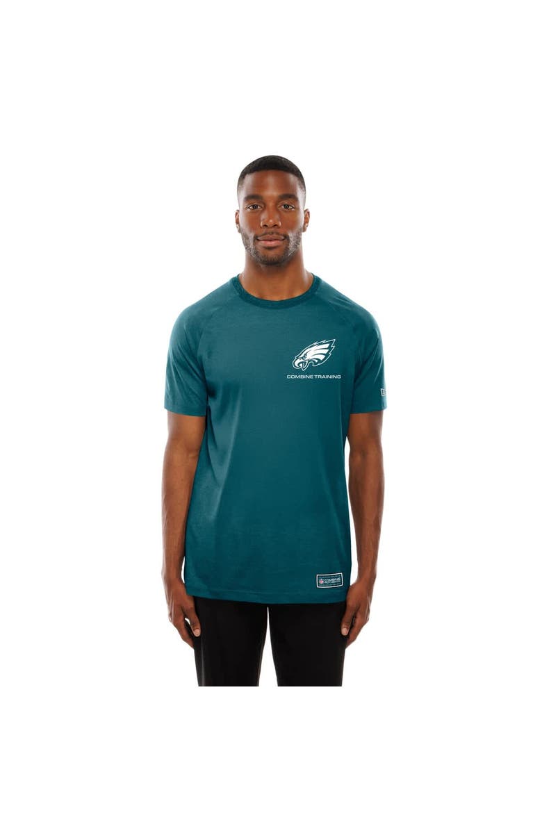 New Era Men's New Era  Midnight Green Philadelphia Eagles Functional Fandom Reflective T-Shirt, Alternate, color, Green