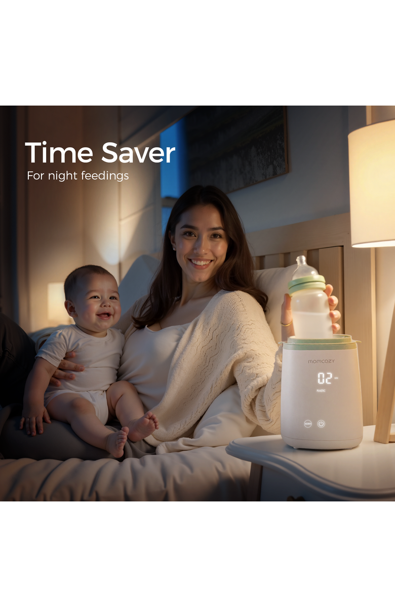 Momcozy Baby Bottle Warmer MW01, Alternate, color, White