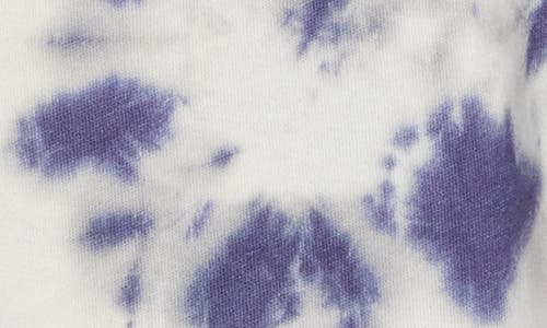Threads 4 Thought Nicola Tie Dye Fleece Shorts In Indigo Sea