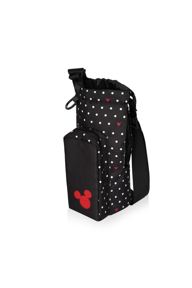 Mickey Mouse Eclipse Tumbler Tote, Alternate, color, Black with Polka Dots