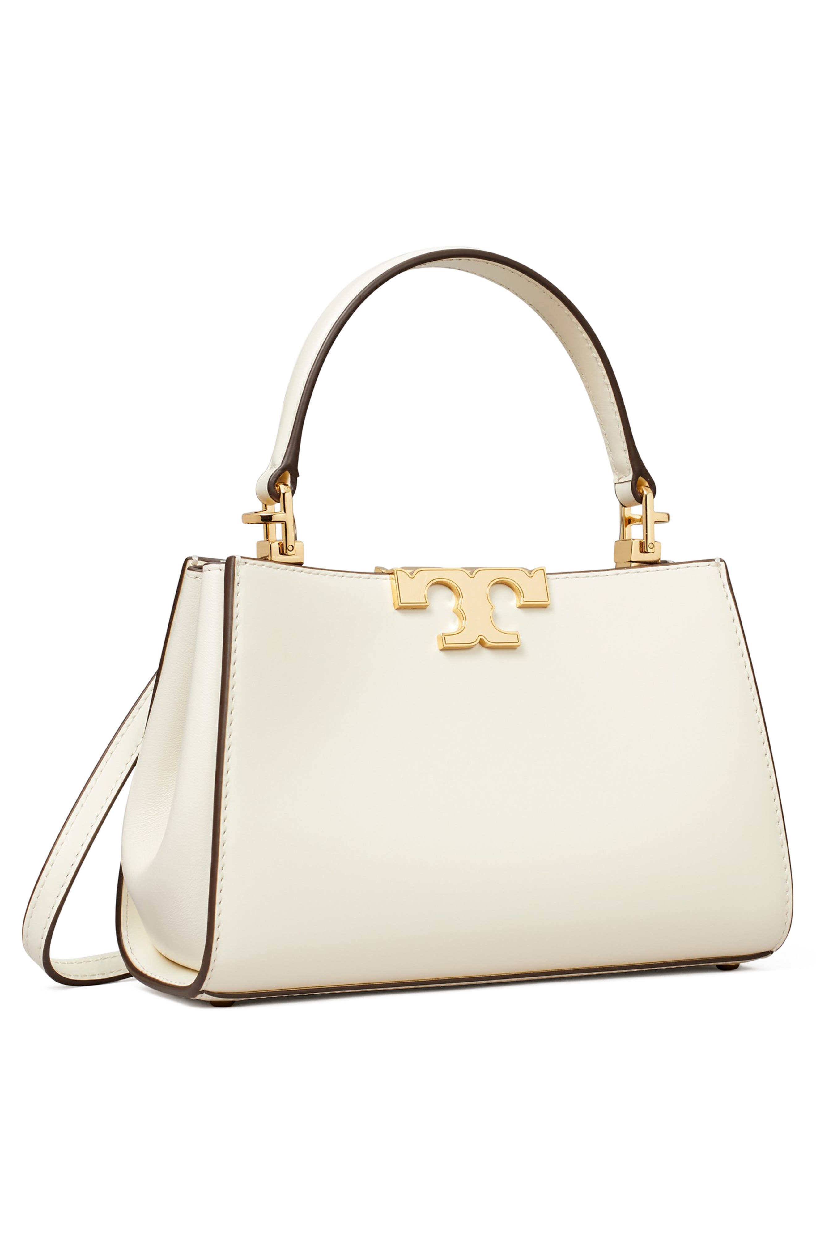Tory Burch Mini Eleanor Leather Satchel, Alternate, color, 