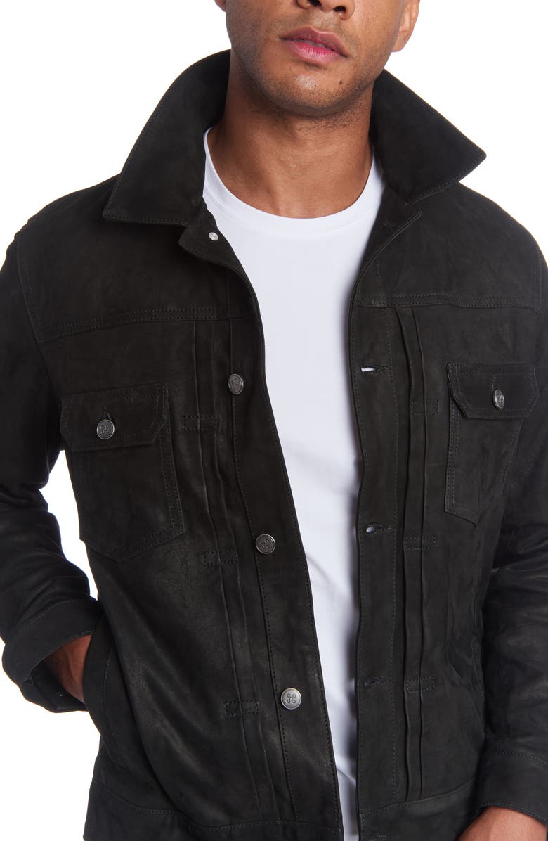 PINO BY PINOPORTE Leather Jacket, Alternate, color, 